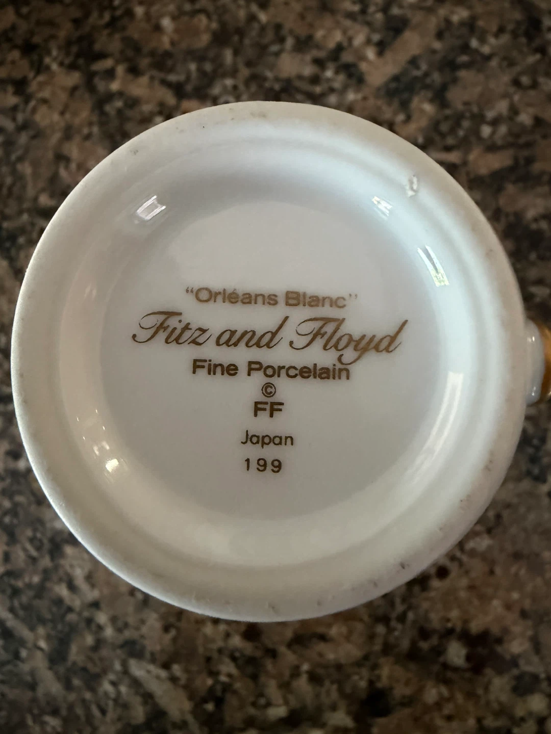 Fitz and Floyd "Orléans Blanc" Fine Porcelain Tea Set - photo 2
