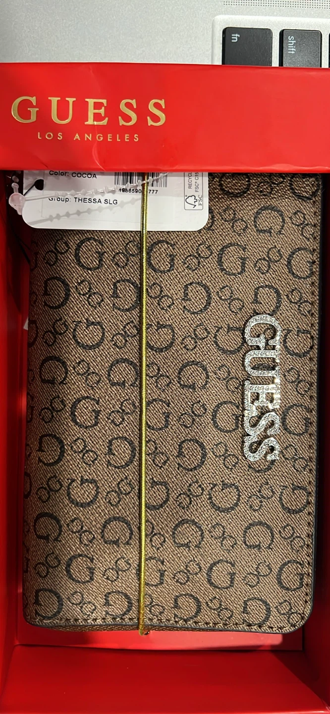 Guess Thessa SLG Wallet - Cocoa
