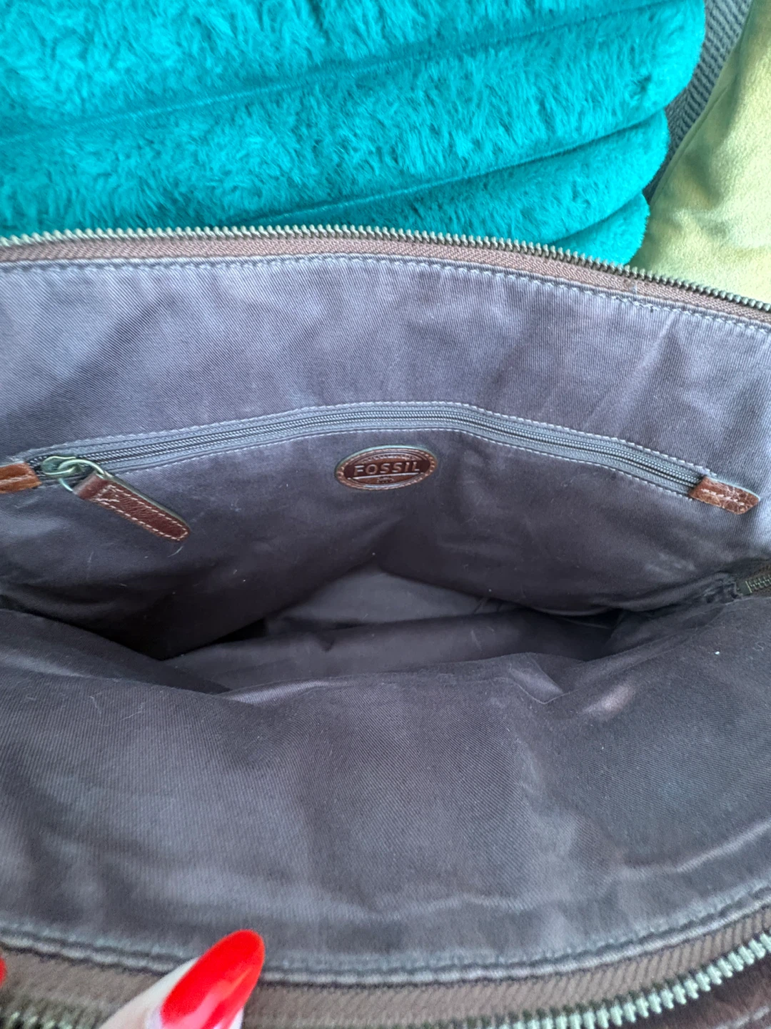 Fossil Brown Leather Handbag - photo 5