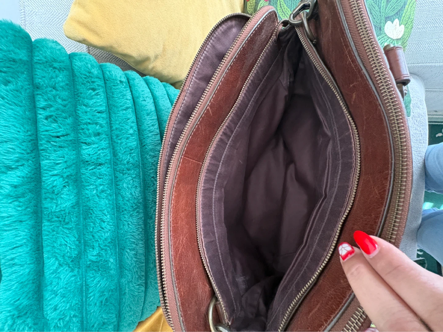 Fossil Brown Leather Handbag - photo 4