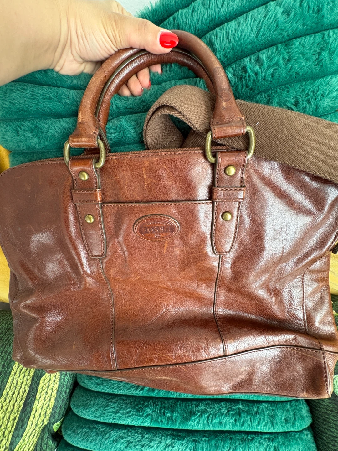Fossil Brown Leather Handbag - photo 3