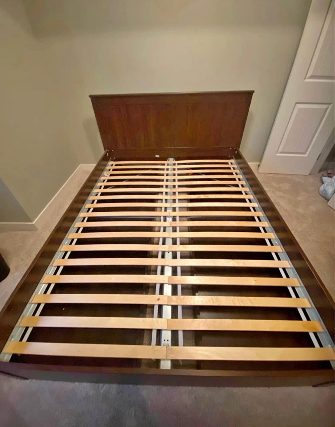 IKEA Full / double bed with 4 drawers under bed - photo 2