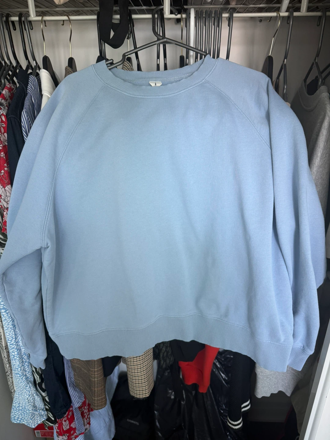 Blue sweatshirt, size L