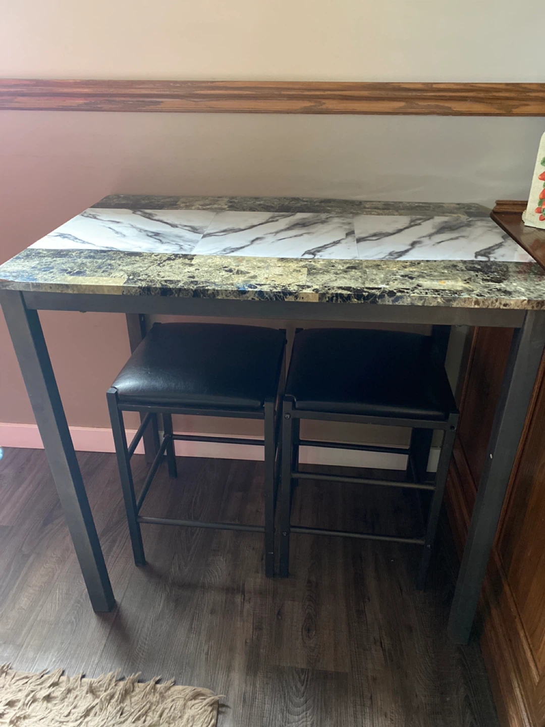 Breakfast Nook Table and Chairs Set