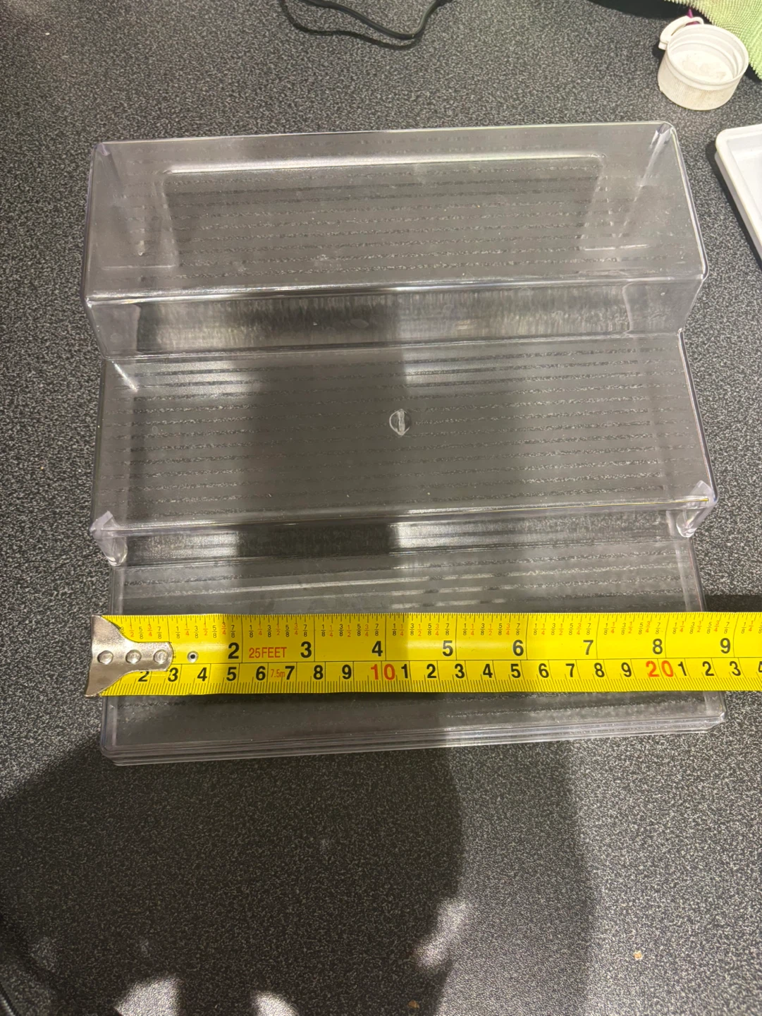 Clear Plastic 3-Tiered rack Organizer - photo 3