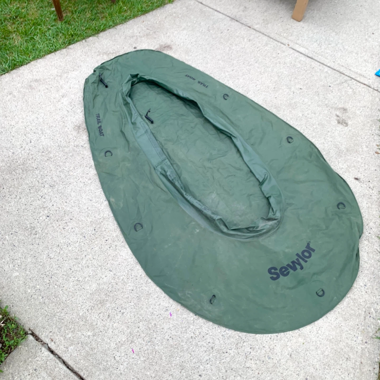Trail Boat Inflatable Boat Fishing Boat Raft Watercraft River - photo 4