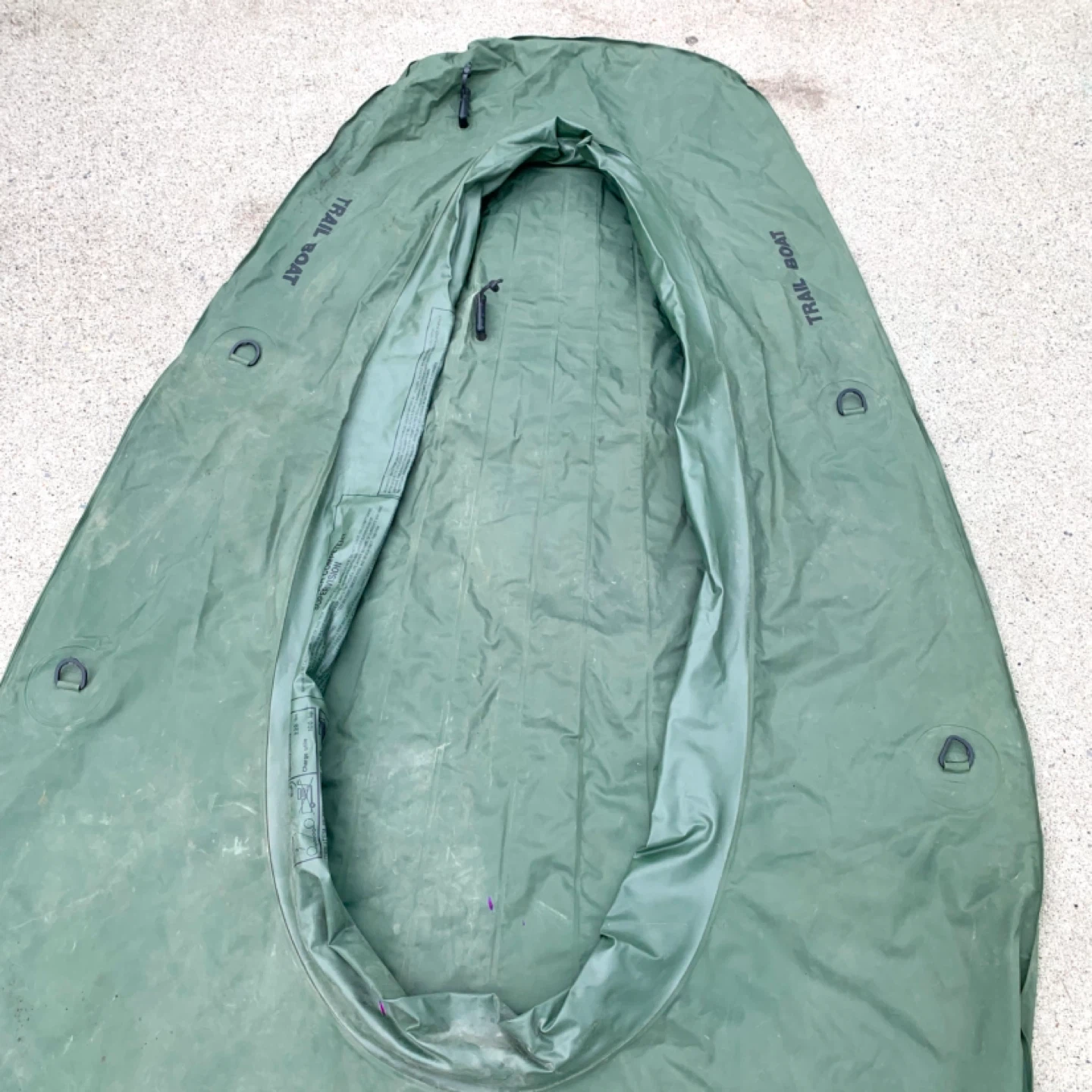 Trail Boat Inflatable Boat Fishing Boat Raft Watercraft River - photo 5