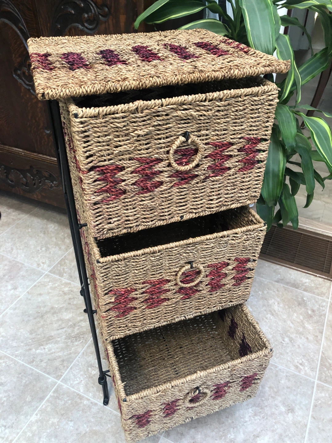 Super cute wicker drawer set - photo 3