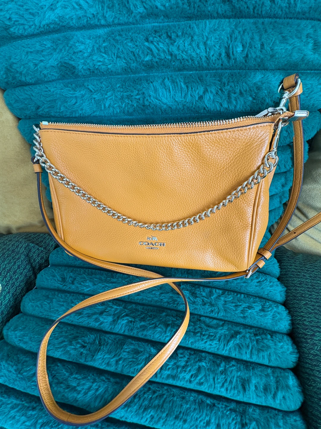 Coach Pebble Leather Crossbody Bag