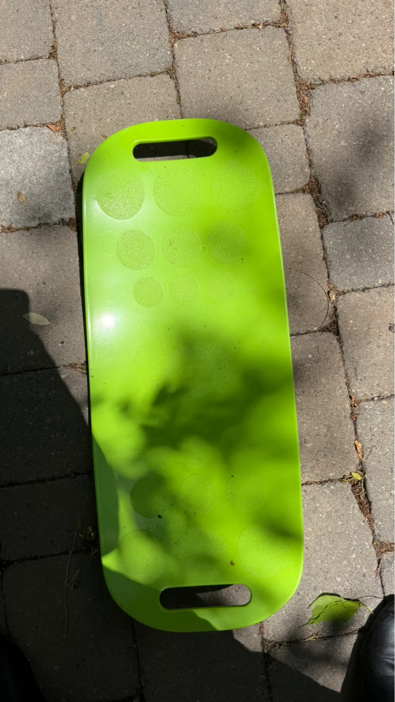 Lime Green Wobble Board
