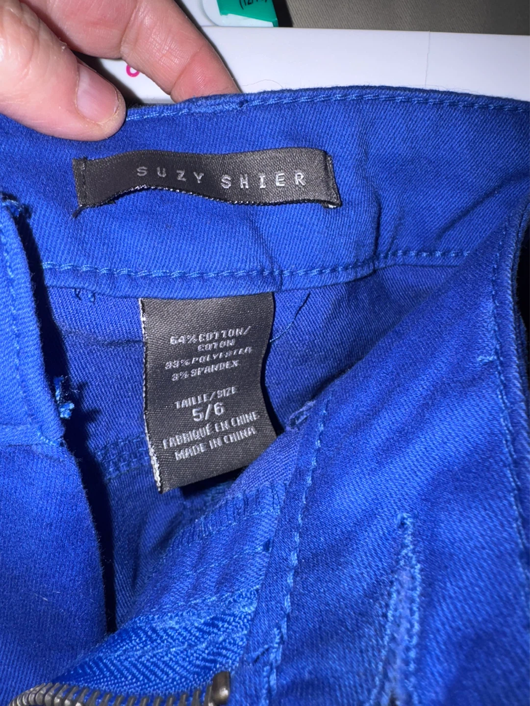 Suzy Shier Royal Blue Pants Size 5/6 - photo 2