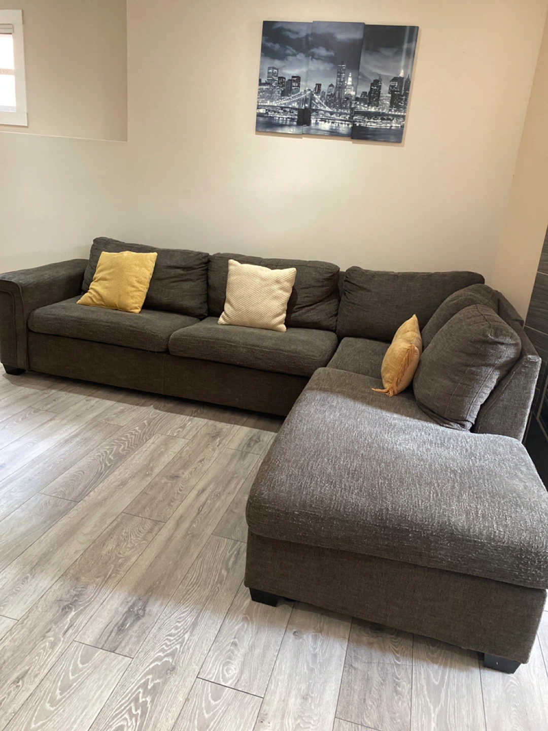 Dark Grey Sectional Sofa
