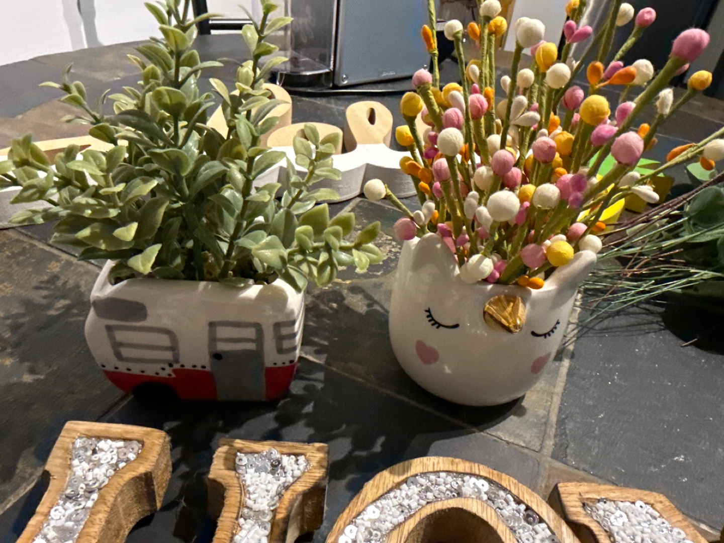 Home Decor Set - Faux Plants & Signs - photo 2