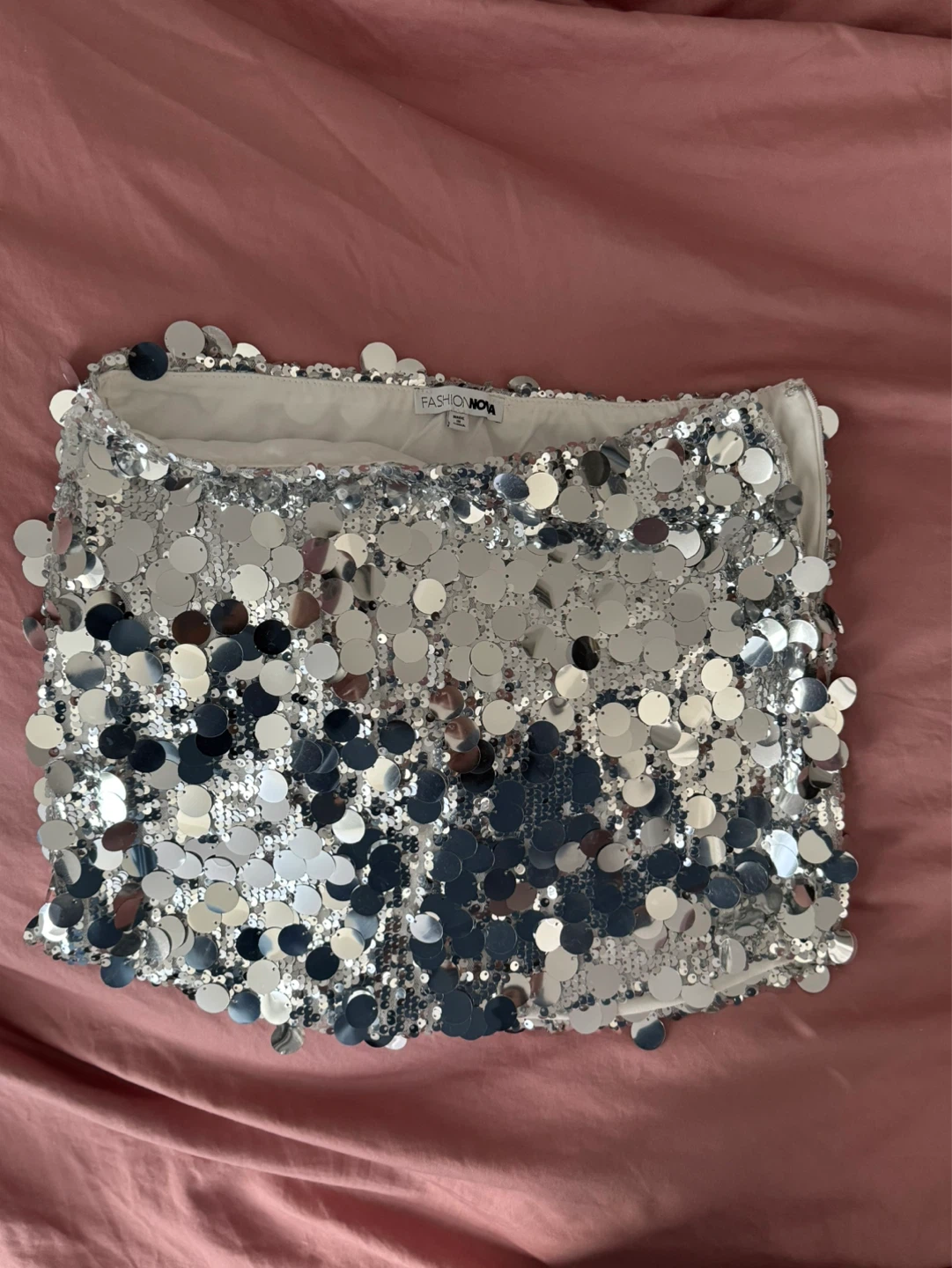 Fashion Nova Sequin Mini Skirt