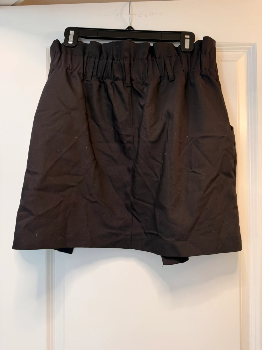 ZARA Women’s Black Paperbag Waist Skirt - photo 4