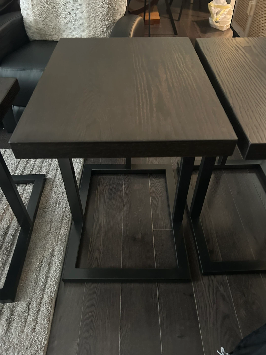 Dark Wood C-Table Set - photo 5
