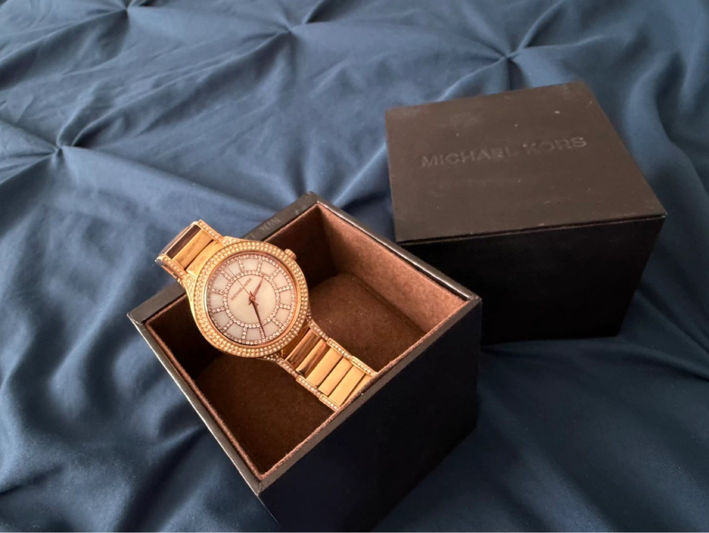 Michael Kors Rose Gold Watch with Crystals - photo 2
