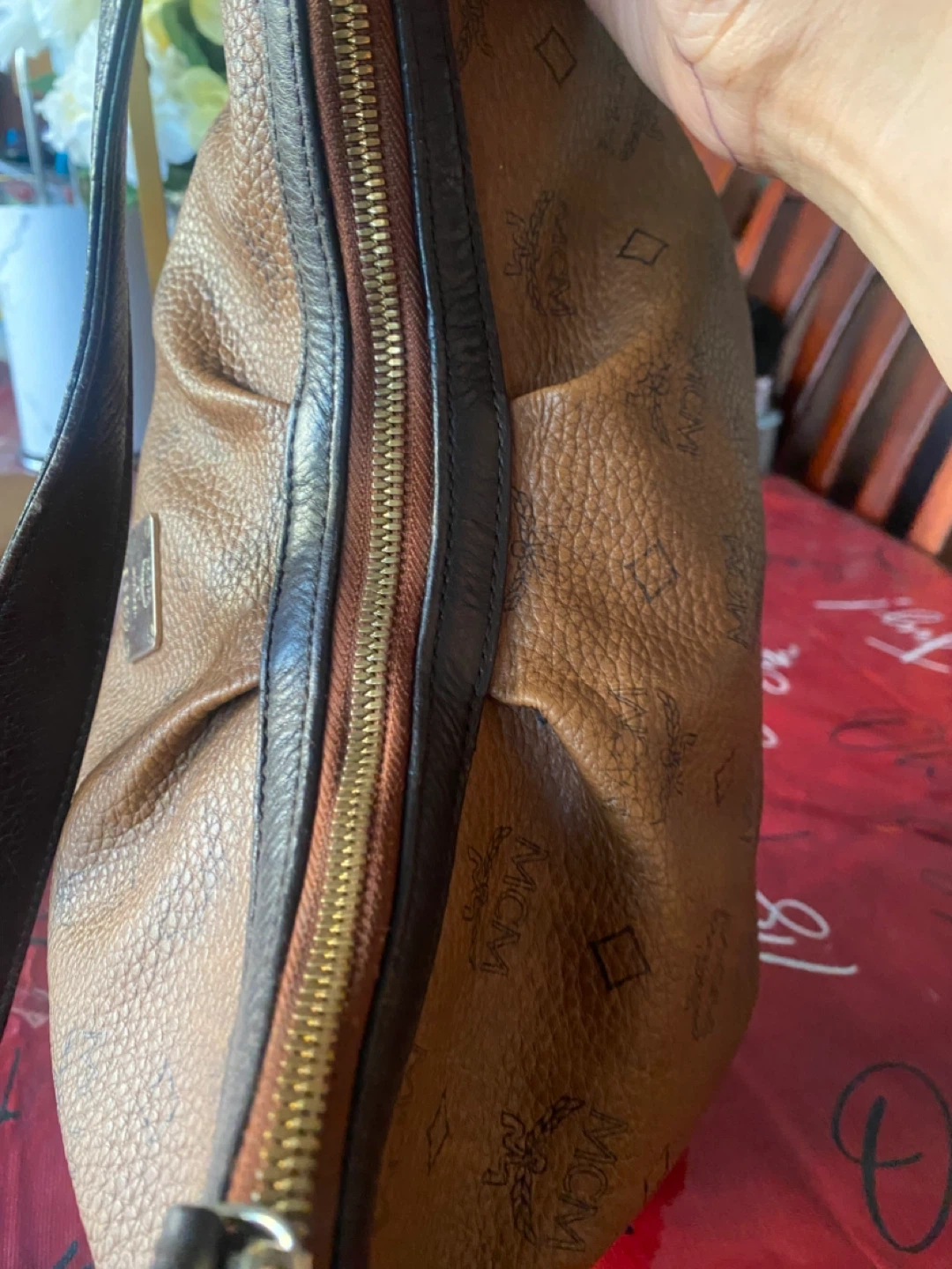 MCM Brown Monogram Hobo Bag - photo 5