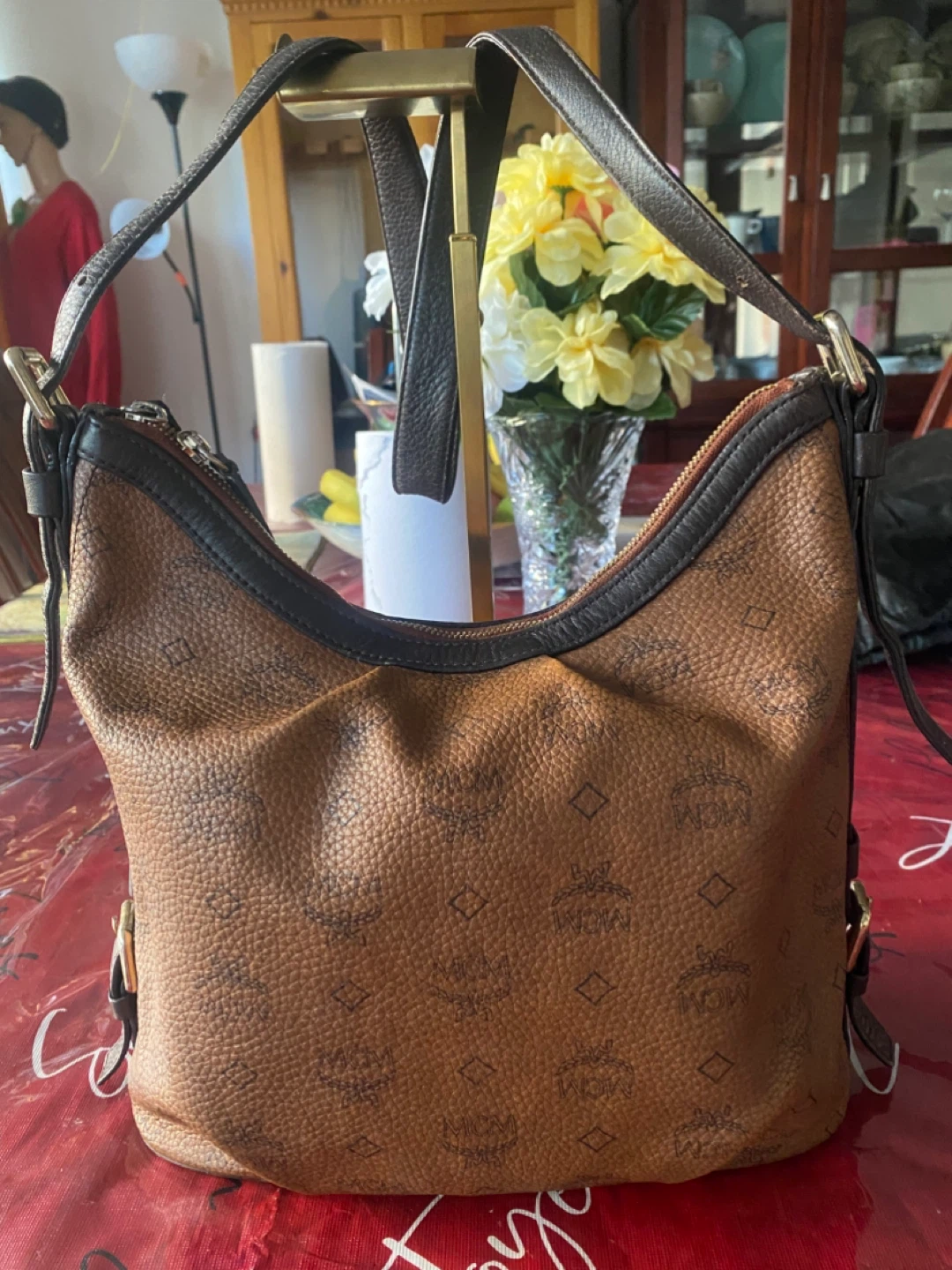 MCM Brown Monogram Hobo Bag - photo 4