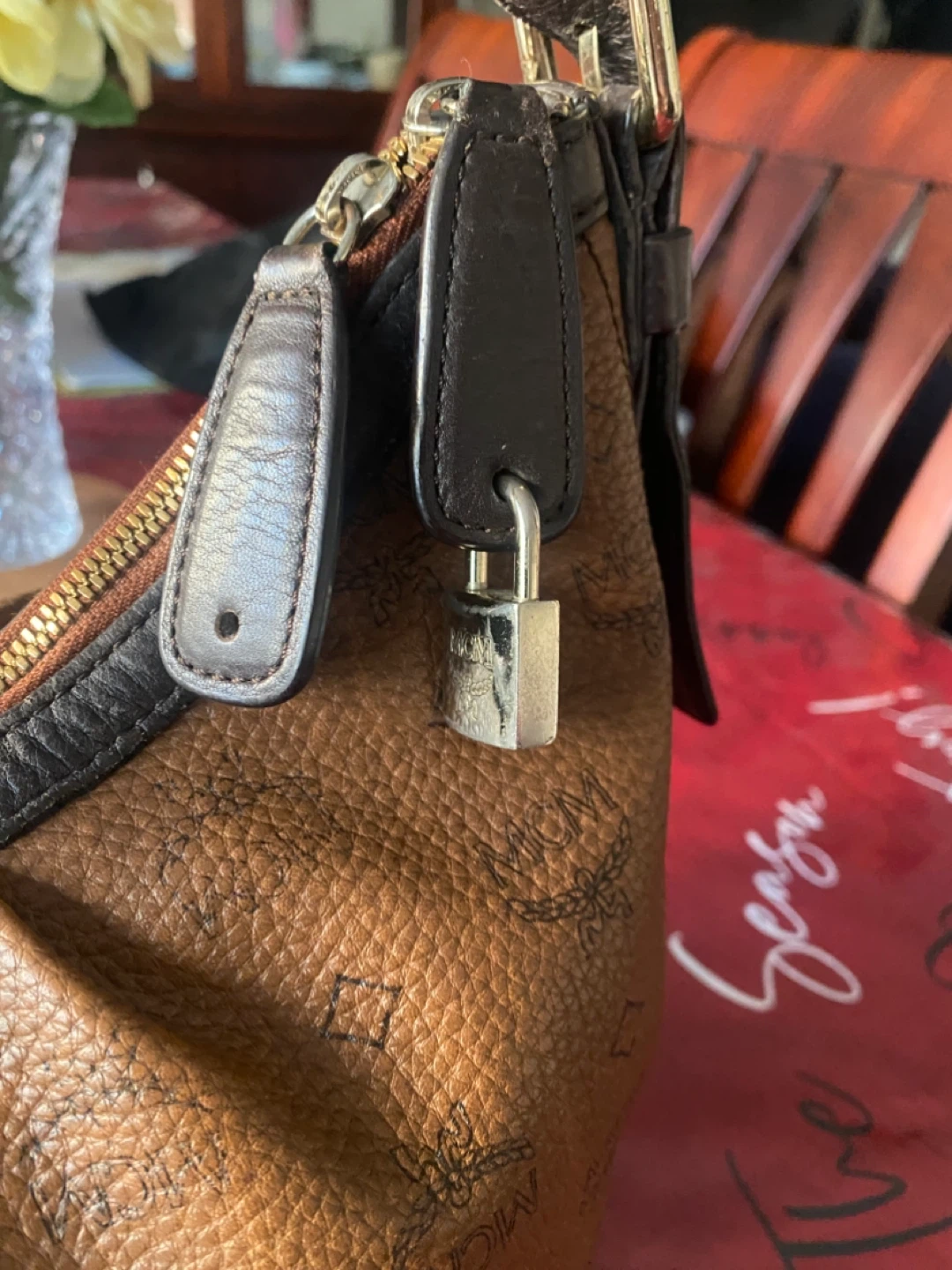MCM Brown Monogram Hobo Bag - photo 3