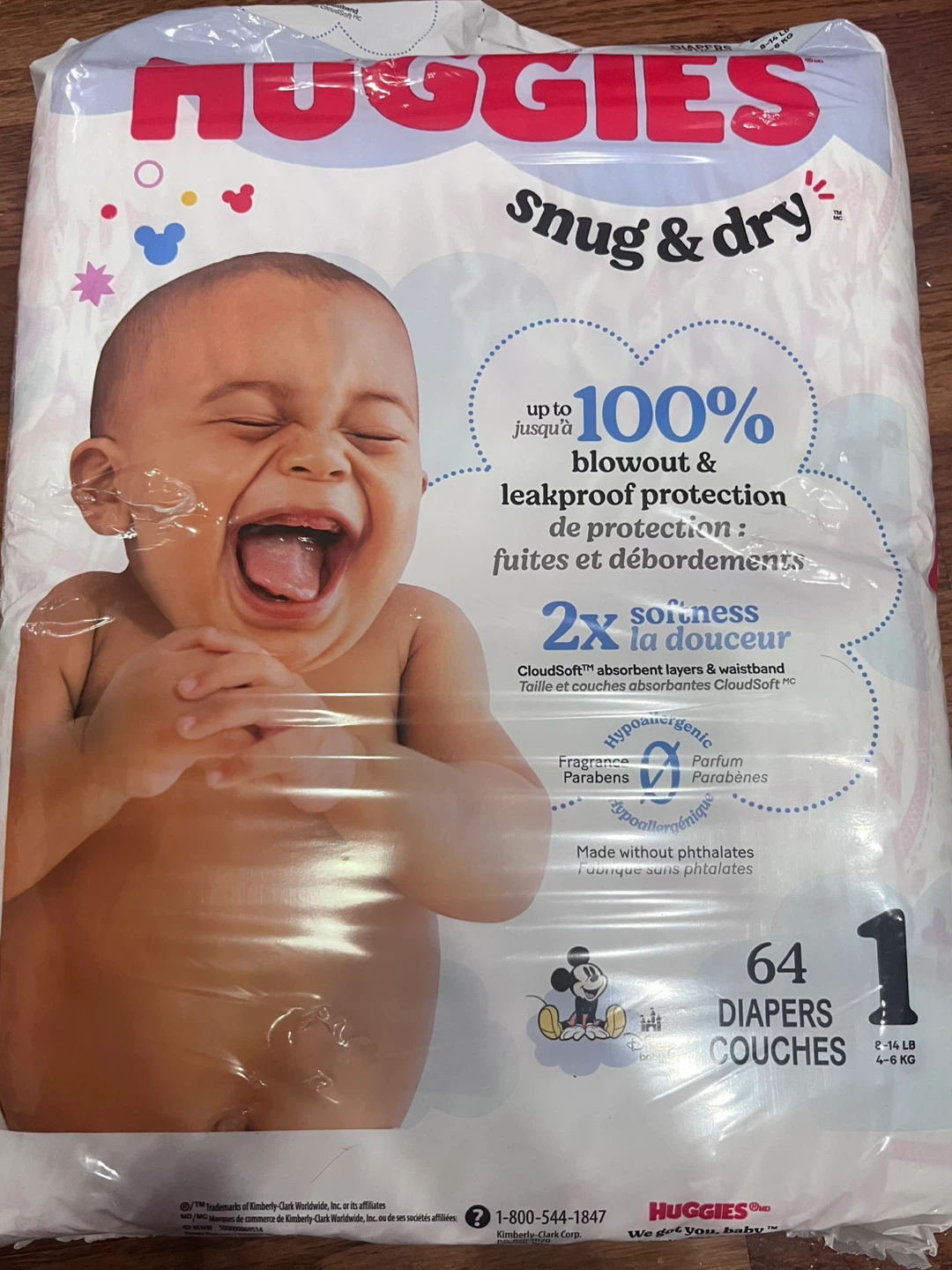 Huggies Diapers Size 1 - 64 Count new
