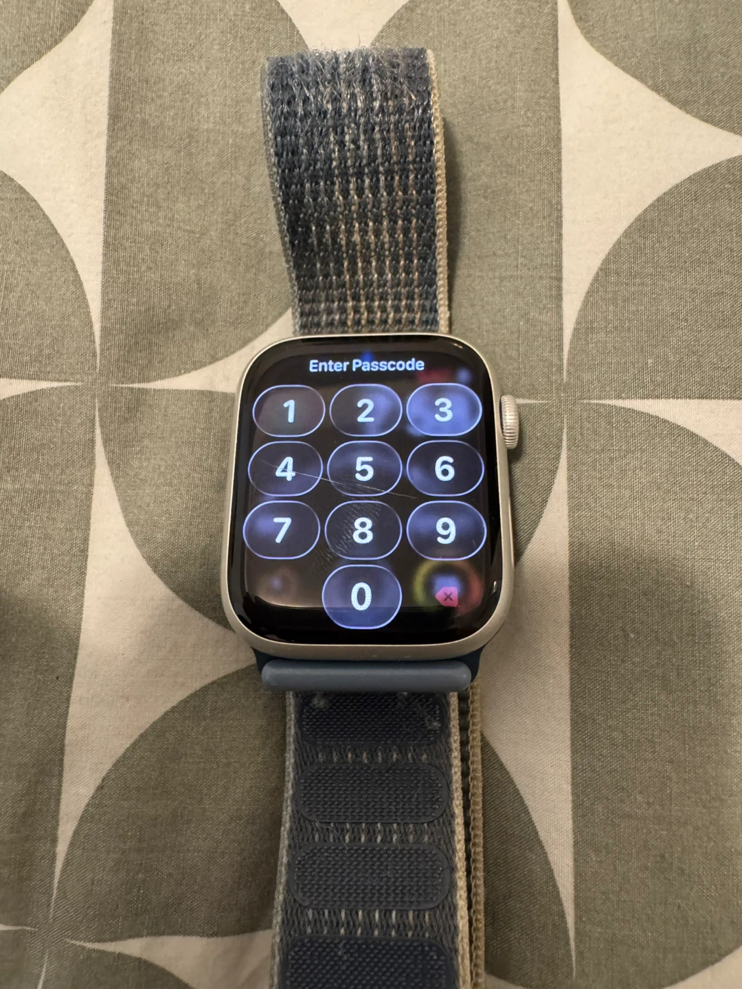 Apple Watch 8 with Storm Blue Sport Loop Band - photo 3