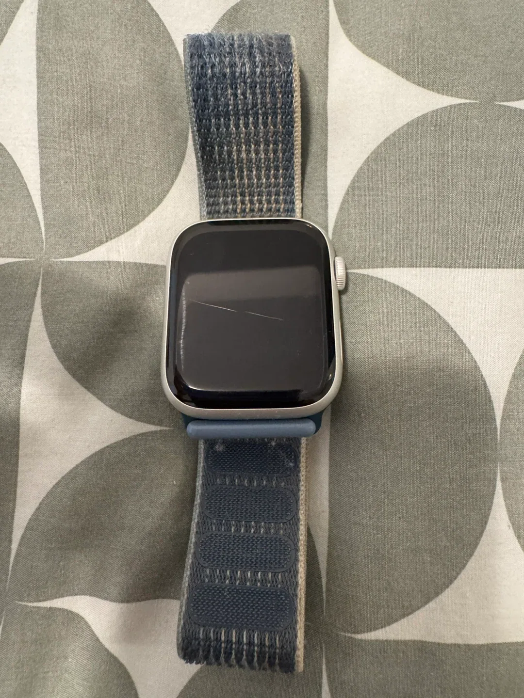 Apple Watch 8 with Storm Blue Sport Loop Band - photo 4