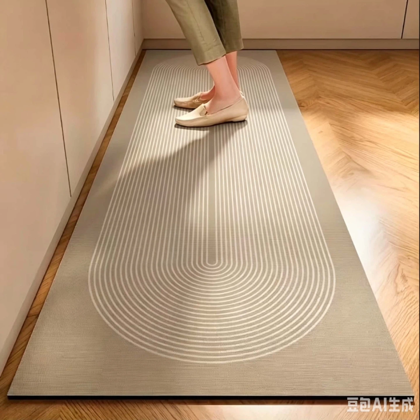 Modern Kitchen Runner Rug 148×50cm | Non-Slip Washable Floor Mat