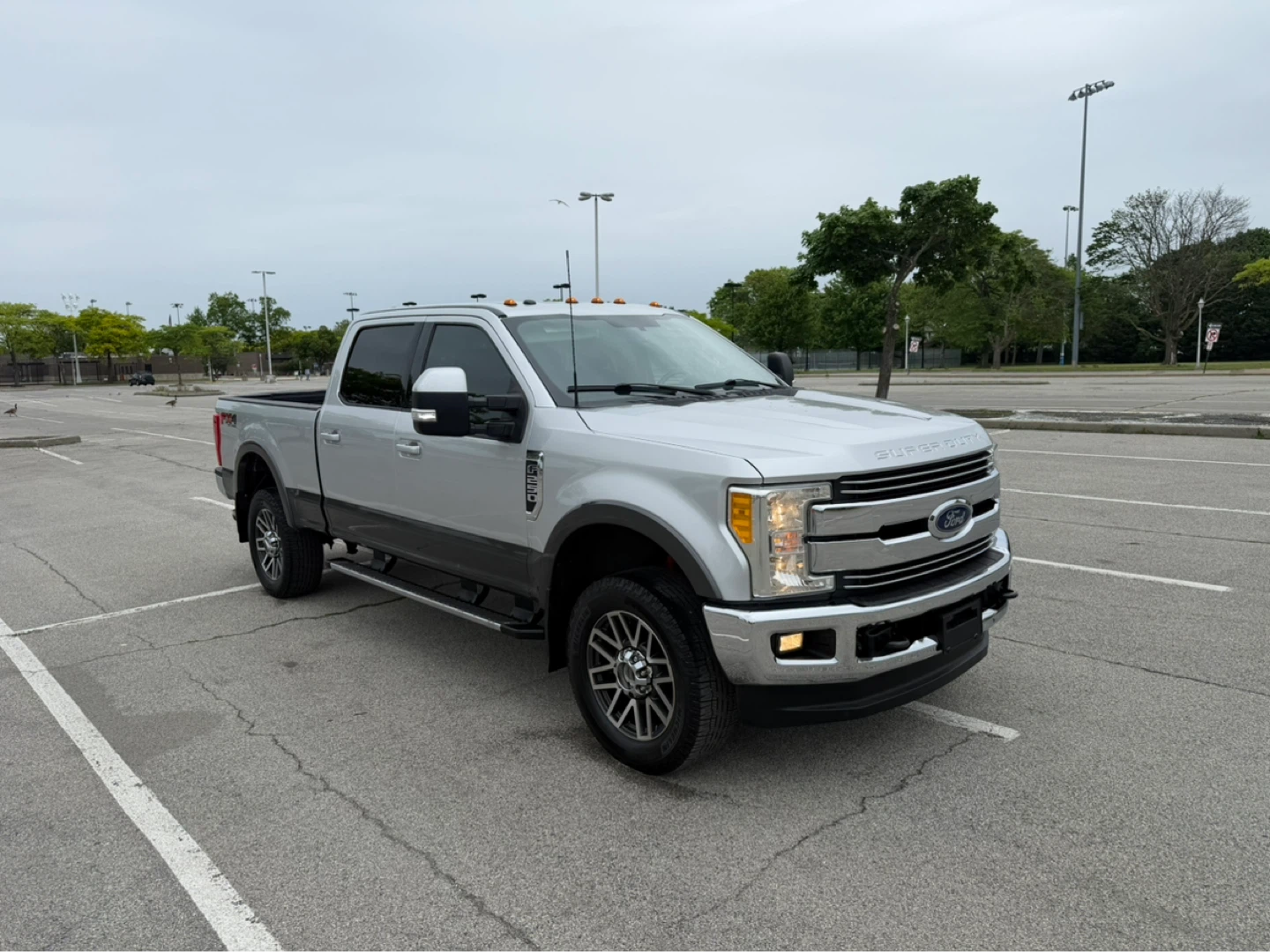 Ford Super Duty F-250 FX4 Silver Pickup Truck - photo 2
