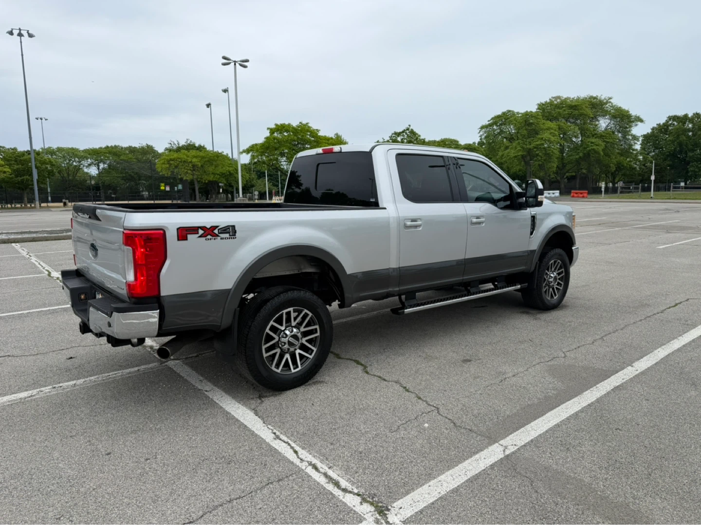 Ford Super Duty F-250 FX4 Silver Pickup Truck - photo 4