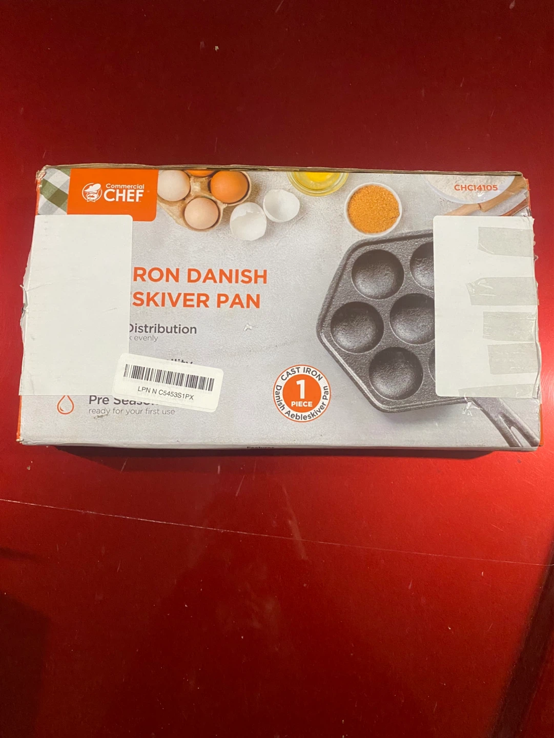 Cast Iron Danish Aebleskiver Pan - New - photo 3