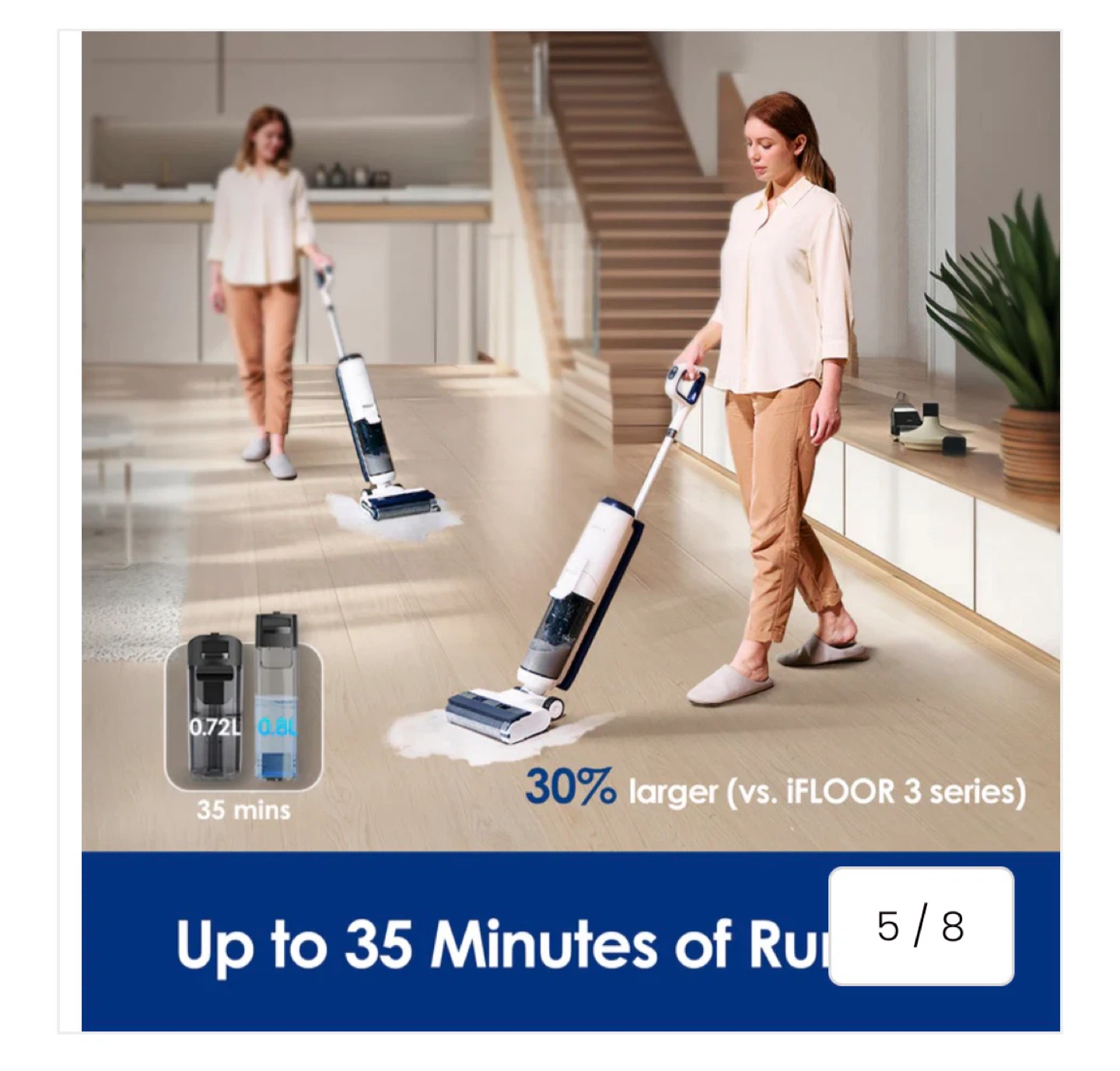 Tineco Floor One S5 Steam Wet Dry Vacuum Cleaner - photo 5