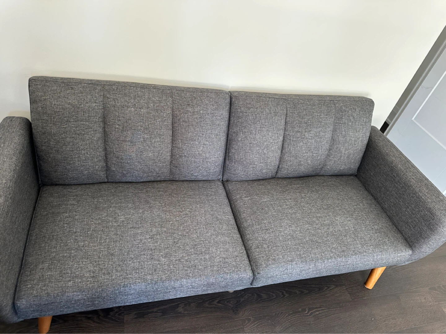 Grey Tufted Sofa - photo 4