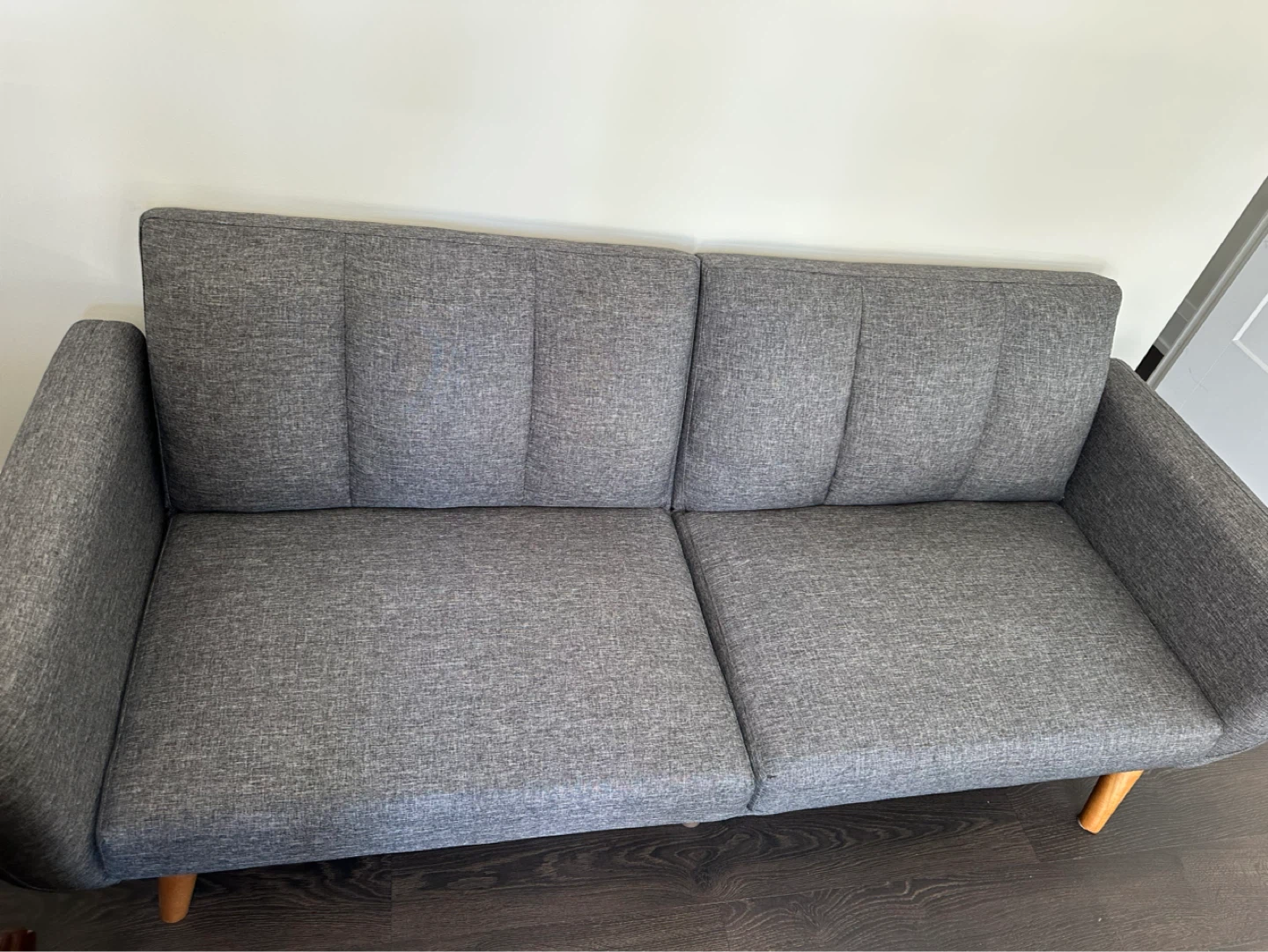 Grey Tufted Sofa - photo 5