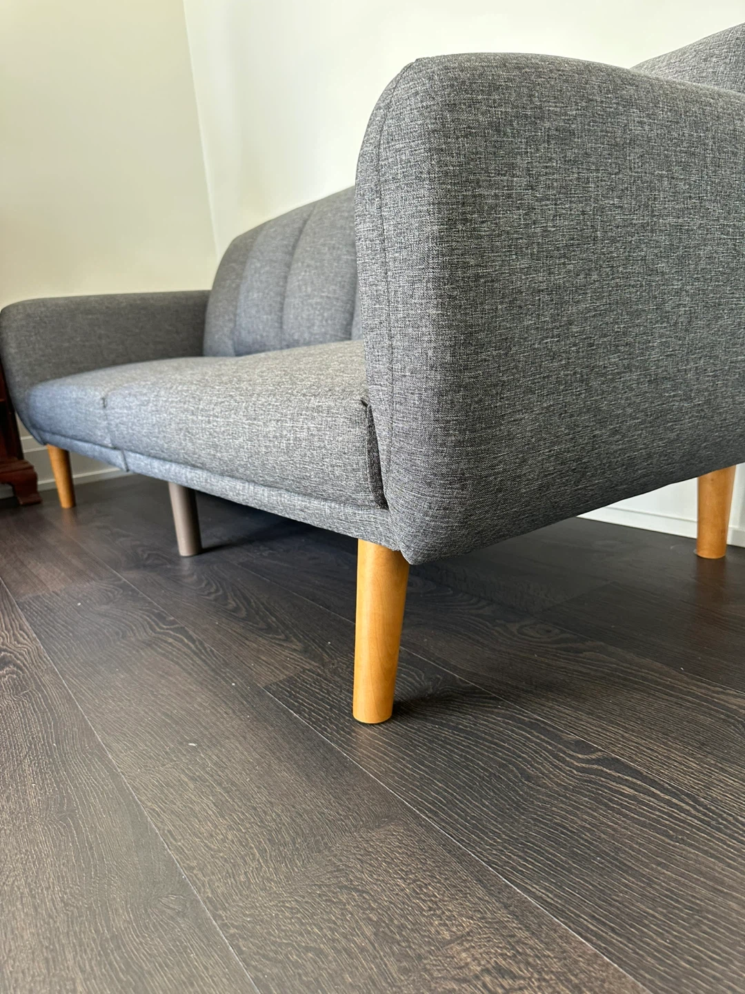 Grey Tufted Sofa - photo 2