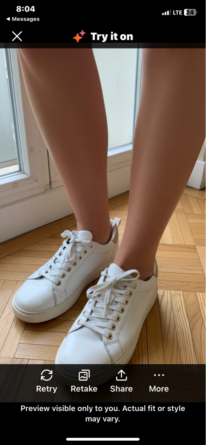Michael Kors White Leather Sneakers - photo 2