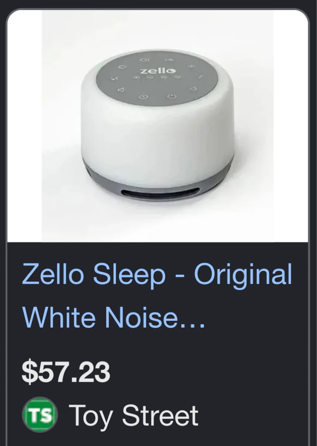 Baby soother white noise machine and night light ZELLO Brand - photo 2