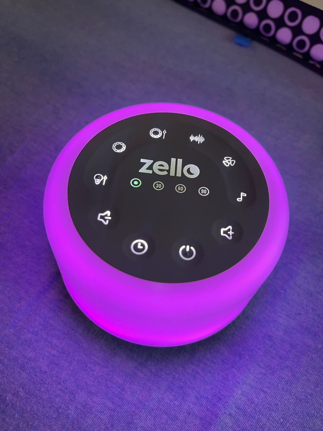 Baby soother white noise machine and night light ZELLO Brand - photo 3