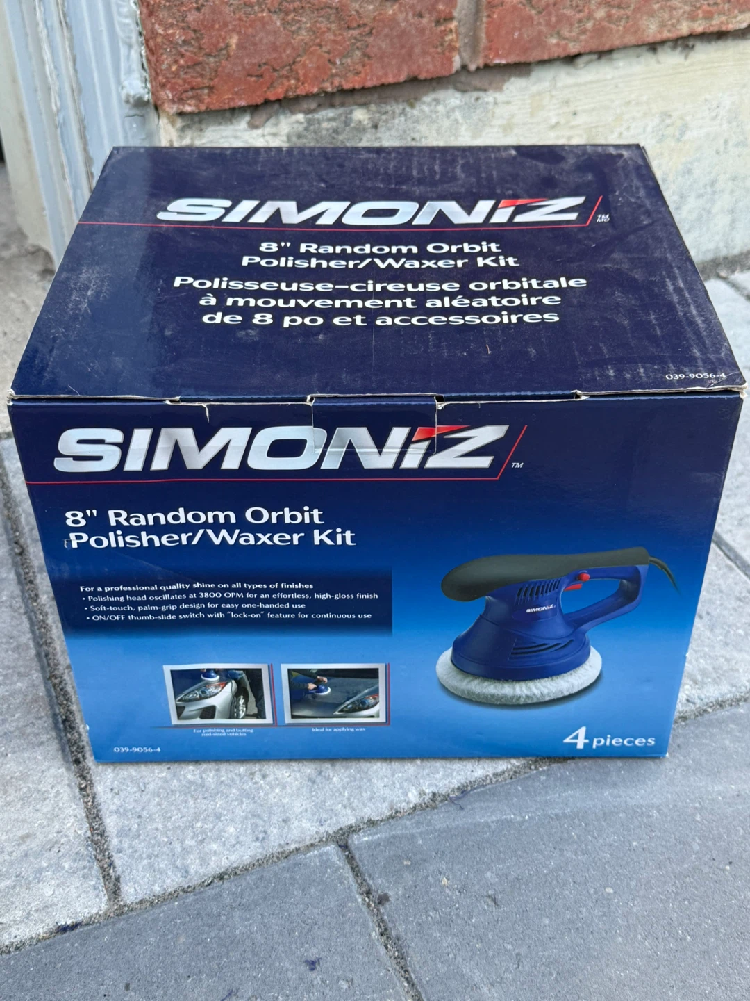 Simoniz 8" Random Orbit Polisher/Waxer Kit