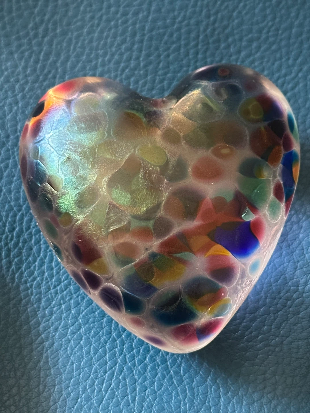 Robert Held Confetti Art Glass Paperweight