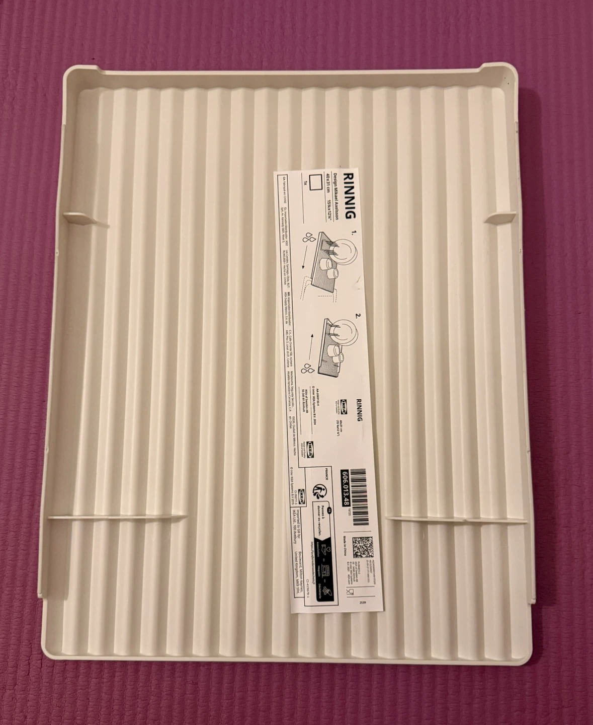NEW✨Dish Drainer Tray White