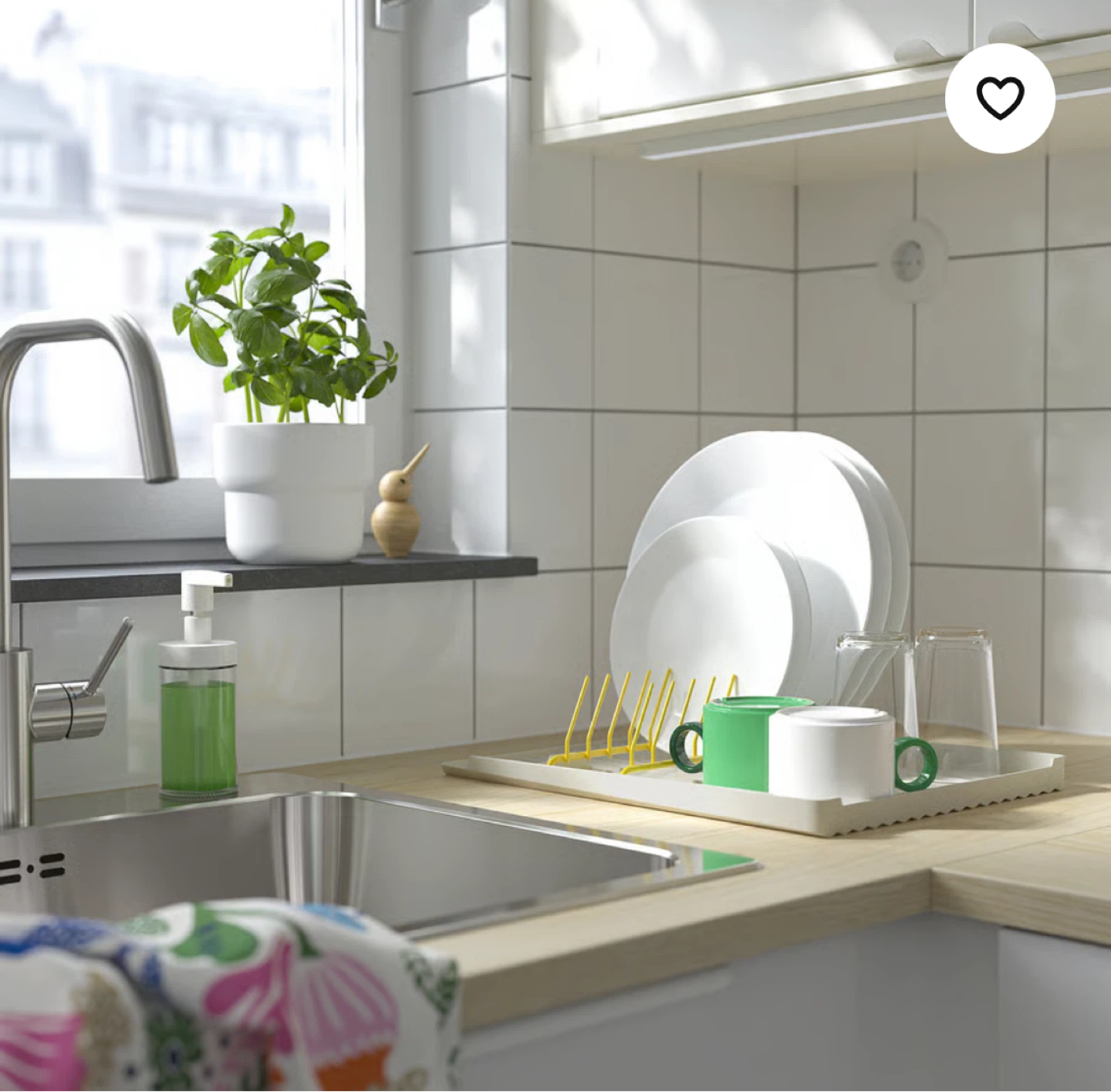 NEW✨Dish Drainer Tray White - photo 2