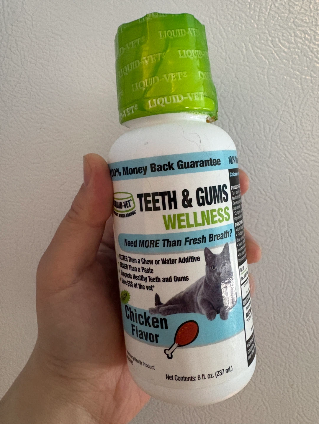 For Cat !!! LIQUID-VET Teeth & Gums Wellness - Chicken Flavor