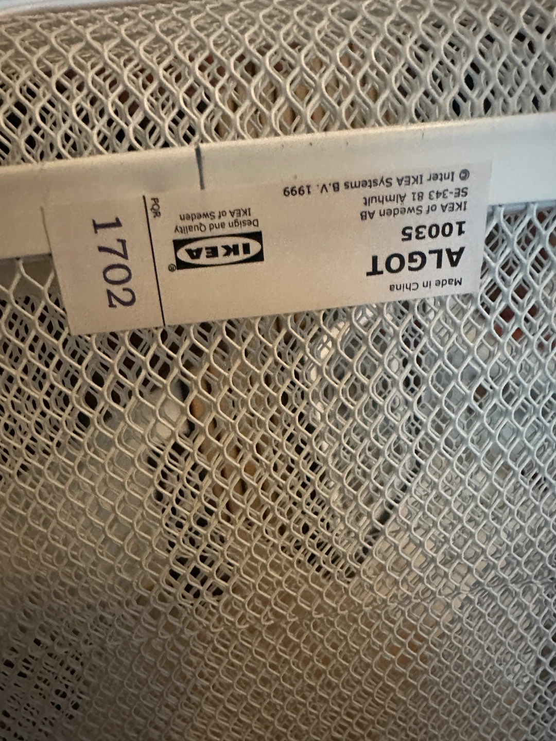 4 NEW IKEA ALGOT STEEL STORAGE BASKETS CLOSET ORGANIZERS - photo 2