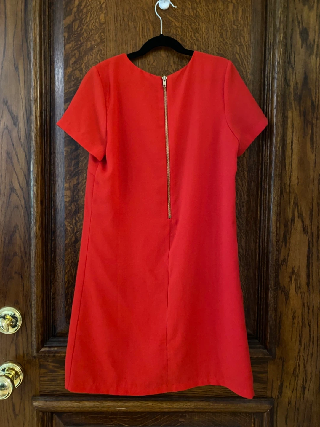 LuLu's Red Short Sleeve Shift Dress XS - photo 2