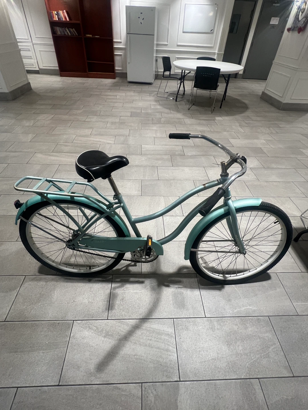 Mint Green Classic Beach Cruiser Bicycle - photo 3