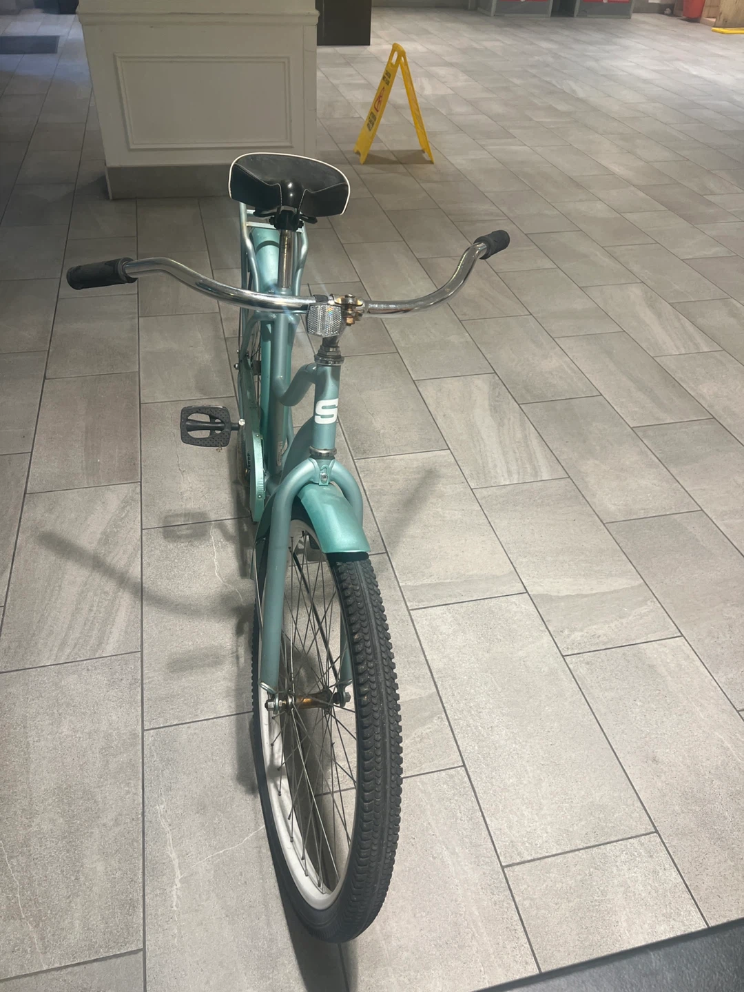 Mint Green Classic Beach Cruiser Bicycle - photo 2