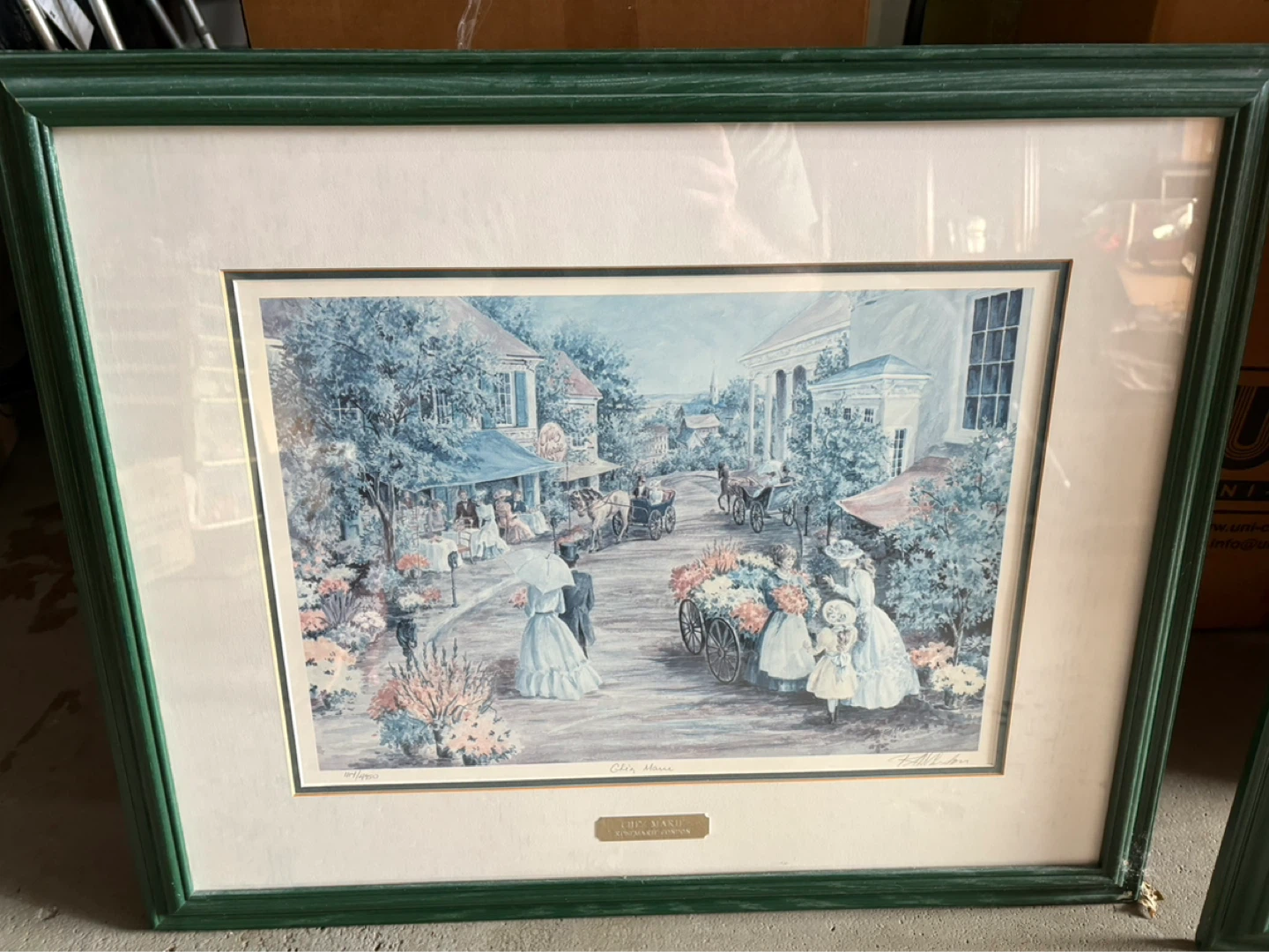 Framed Artwork - "Les Jardins" and "Champs-Élysées" - photo 2