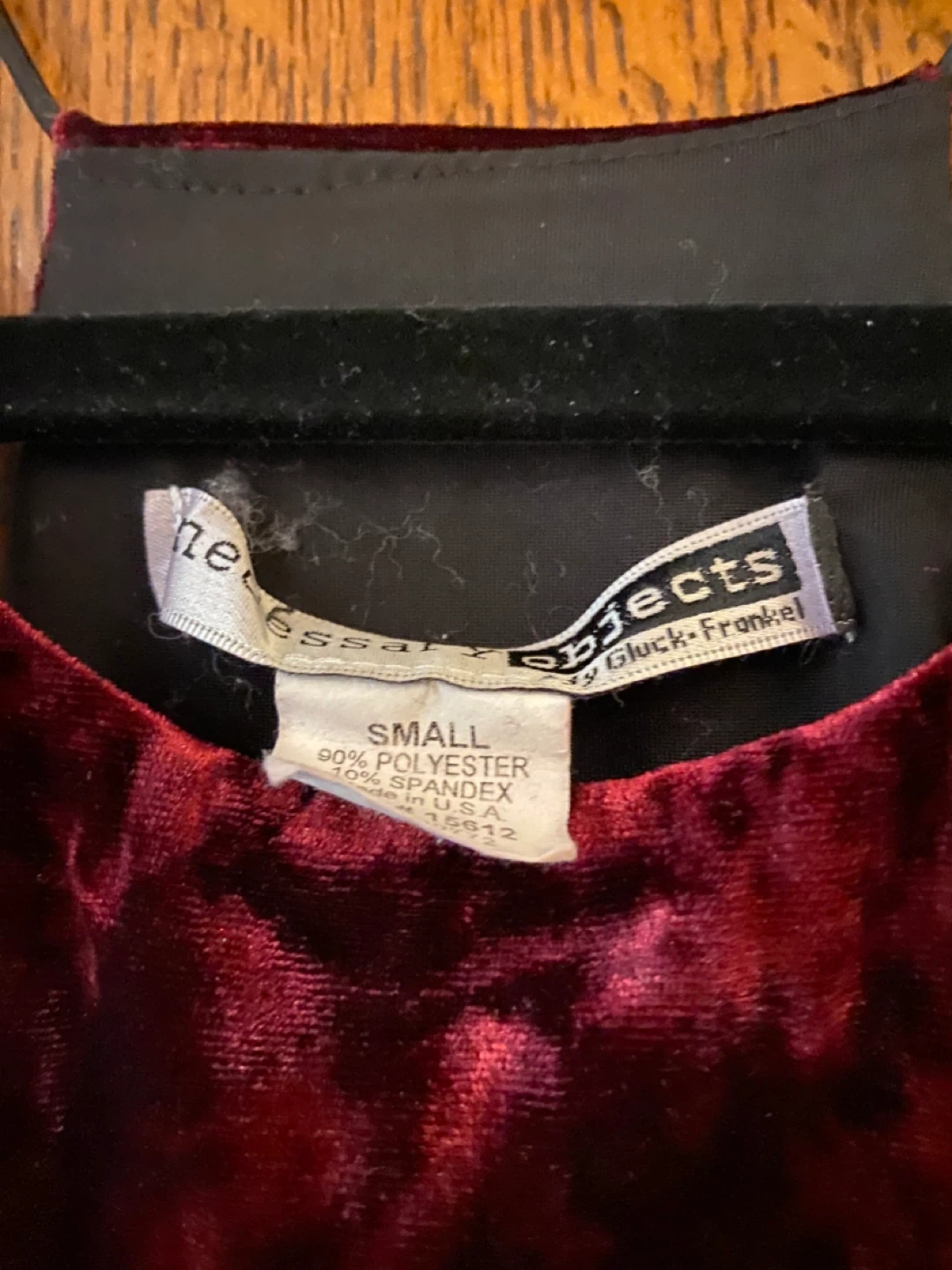 Necessary Objects Velvet Halter Top - Small - photo 3