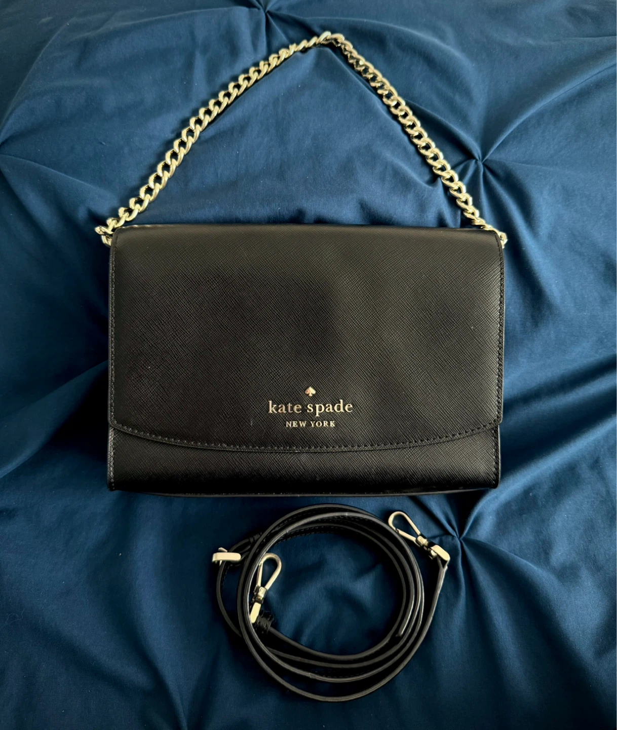 Kate Spade Black Chain Wallet